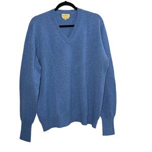 Paul Stuart_100 Cashmere Blue Sweater_Medium_Unisex